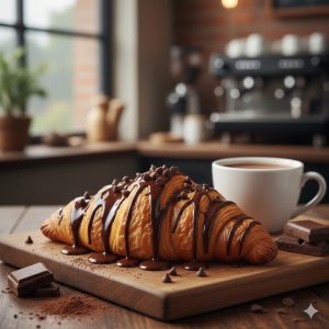 bánh croissant chocolate